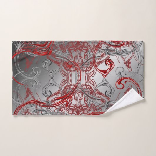 einzigartige, schöne, farbenfrohe, gemalte Muster Badhandtuch Set (Handtuch)