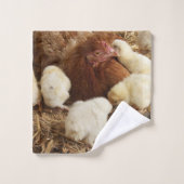 einzigartige, schöne, farbenfrohe, gemalte Muster Badhandtuch Set (Waschlappen)