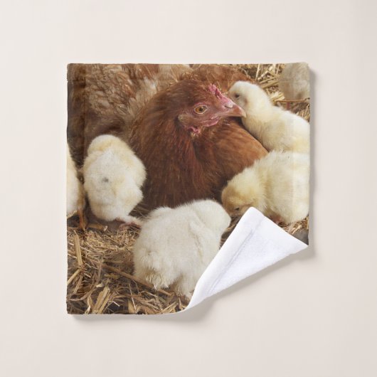 einzigartige, schöne, farbenfrohe, gemalte Muster Badhandtuch Set (Waschlappen)