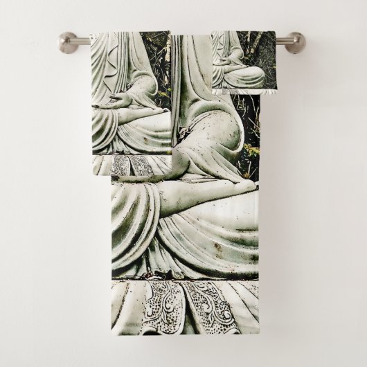 einzigartige, schöne, farbenfrohe, gemalte Muster Badhandtuch Set (Insitu)