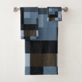 einzigartige, schöne, farbenfrohe, gemalte Muster Badhandtuch Set (Insitu)