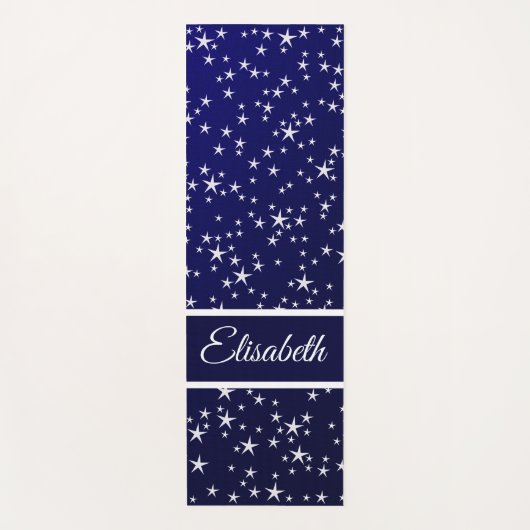 einzigartige, schöne, farbenfrohe, gemalte Muster Yogamatte (Vorderseite)