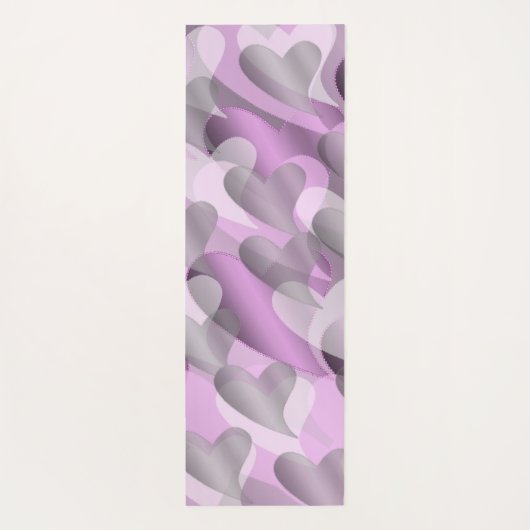 einzigartige, schöne, farbenfrohe, gemalte Muster Yogamatte (Rückseite)