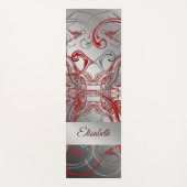 einzigartige, schöne, farbenfrohe, gemalte Muster Yogamatte (Vorderseite)