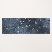 einzigartige, schöne, farbenfrohe, gemalte Muster Yogamatte (Rückseite (Horizontal))