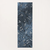 einzigartige, schöne, farbenfrohe, gemalte Muster Yogamatte (Rückseite)