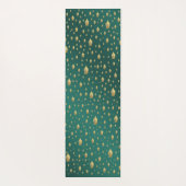 einzigartige, schöne, farbenfrohe, gemalte Muster Yogamatte (Rückseite)