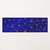 einzigartige, schöne, farbenfrohe, gemalte Muster Yogamatte (Rückseite (Horizontal))