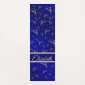 einzigartige, schöne, farbenfrohe, gemalte Muster Yogamatte (Vorderseite)