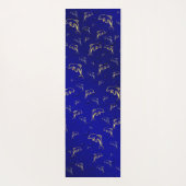 einzigartige, schöne, farbenfrohe, gemalte Muster Yogamatte (Rückseite)