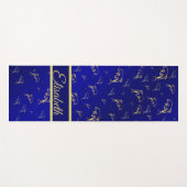 einzigartige, schöne, farbenfrohe, gemalte Muster Yogamatte (Vorderseite (Horizontal))