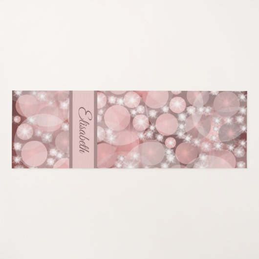 einzigartige, schöne, farbenfrohe, gemalte Muster Yogamatte (Vorderseite (Horizontal))