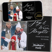 Einzigartige Schrift 1 Foto Familienname Jahr Chic