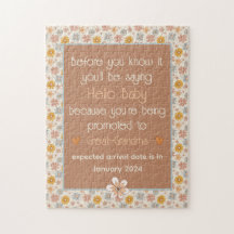 Einzigartige Schwangerschaft Annoucement Geschenk 