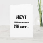 Einzigartige Schwangerschaftsankündigung Karte für (Vorderseite)