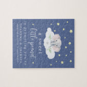 Einzigartige Schwangerschaftsankündigung Puzzle Bl (Horizontal)