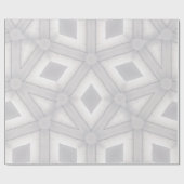 Einzigartige Schwarz-weiß geometrische digitale De Geschenkpapier (Flach)