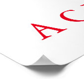 Einzigartige Schwarz-Weiß-Motivierend Wolf-Silhoue Poster (Ecke)