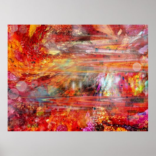 Einzigartige SciFi Fantasy Space Szene für digital Poster (Vorne)