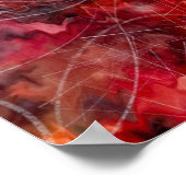 Einzigartige SciFi Fantasy Space Szene für digital Poster (Ecke)