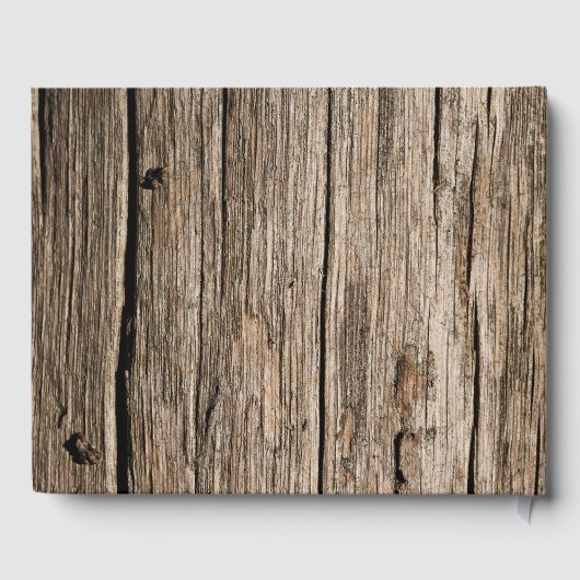 Einzigartige Scroll & Feather Pen Hochzeit Gästebuch (Rückseite)