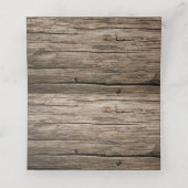 Einzigartige Scroll- und Federtisch-Platzkarte Platzkarte (Innenseite Aufgefaltet)