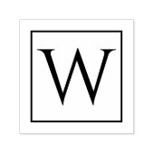 Einzigartige selbstfarbige Briefmarke mit Monogram Permastempel (Design)