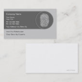 Einzigartige Sicherheits-Visitenkarten Visitenkarte (Vorne/Hinten)