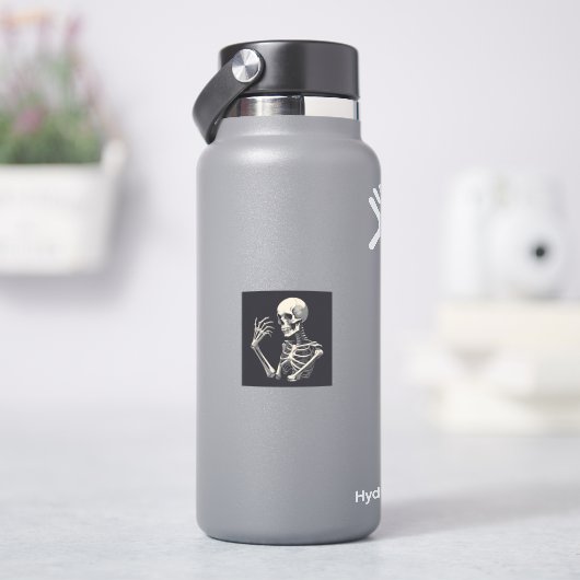 Einzigartige Skelettsticker Kunst Aufkleber (HydroFlask)