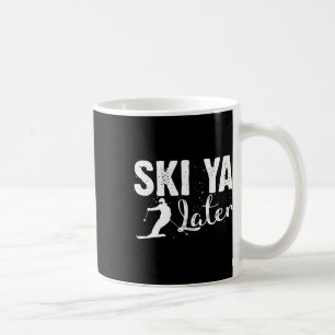 Einzigartige Skikunst für Männer Frauen Kinder Ski Kaffeetasse