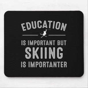 Einzigartige Skikunst für Männer Frauen Kinder Ski Mousepad