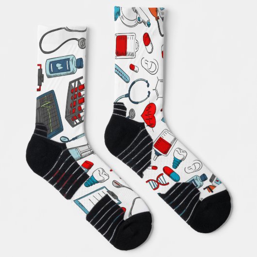 Einzigartige Socken für die medizinische Crew (Rechts)