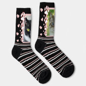 Einzigartige Socken für Personalisierte Foto-Crew (Rechts)
