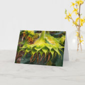 Einzigartige Sonnenblume Karte (Gelbe Blume)