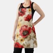 Einzigartige Sonnenblumen und Rote Pfeffer-Schürze Schürze (InSitu)