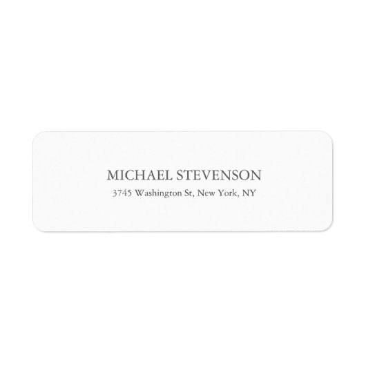 Einzigartige Special Moderne Elegante Rücksendeadr (Vorne)