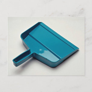 Einzigartige Staubpfanne Postkarte