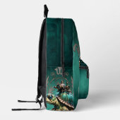 Einzigartige Steampunkturte. Bedruckter Rucksack (Links)