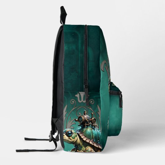 Einzigartige Steampunkturte. Bedruckter Rucksack (Links)