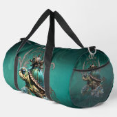 Einzigartige Steampunkturte. Duffle Bag (Rechte Ecke)