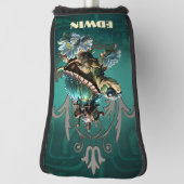 Einzigartige Steampunkturte. Golf Headcover (Rotieren 90)