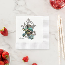 Einzigartige Steampunkturte. Serviette