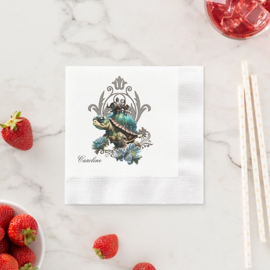 Einzigartige Steampunkturte. Serviette (Beispiel)