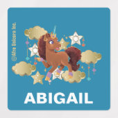Einzigartige Sterne und Wolken Etiketten (Design 1)