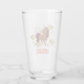 Einzigartige Sterne und Wolken Glas (Rückseite)