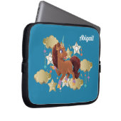 Einzigartige Sterne und Wolken Laptopschutzhülle (Vorne Rechts)