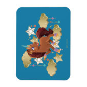 Einzigartige Sterne und Wolken Magnet (Vertikal)