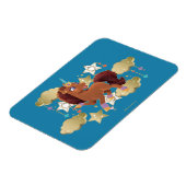 Einzigartige Sterne und Wolken Magnet (Linke Seite)