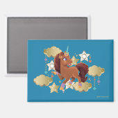 Einzigartige Sterne und Wolken Magnet (Vorderseite/Rückseite)