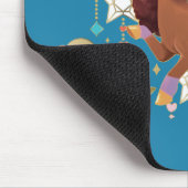 Einzigartige Sterne und Wolken Mousepad (Ecke)